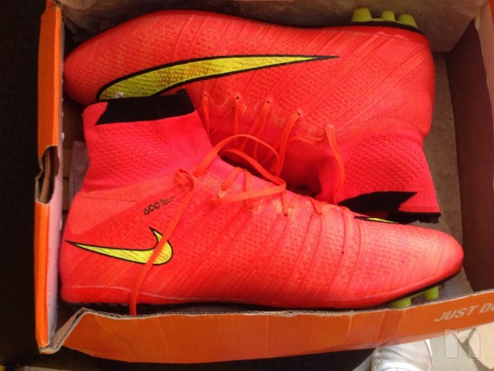 SCARPE NIKE MERCURIAL SUPERFLY AG ROSSO GIALLO foto-645