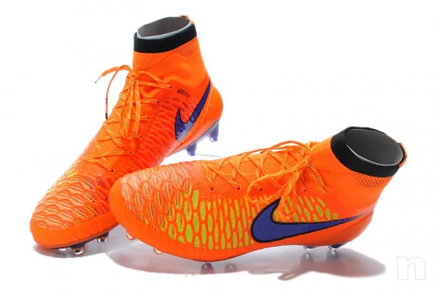 SCARPE NIKE MAGISTA OBRA FG ARANCIONE BLU foto-655