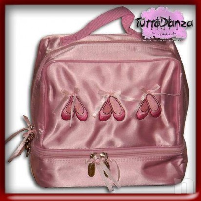 Borsa danza classica raso rosa borsetta ballo foto-9586