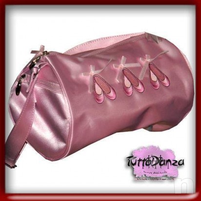 Borsa danza classica raso rosa borsetta ballo foto-5408