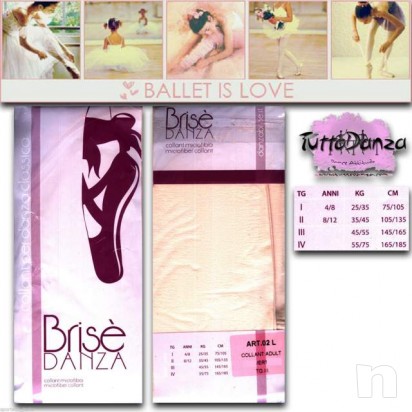 Calze danza classica microfibra calza studio rosa collant foto-5409