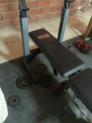 Attrezzo Palestra MULTIFUNZIONE + panca weider  foto-9727