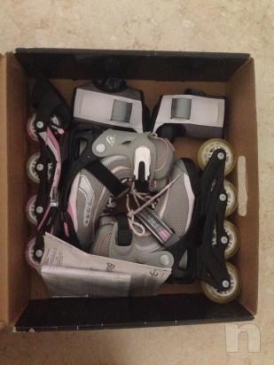 Pattini in linea num. regolabile 29-32 foto-5593