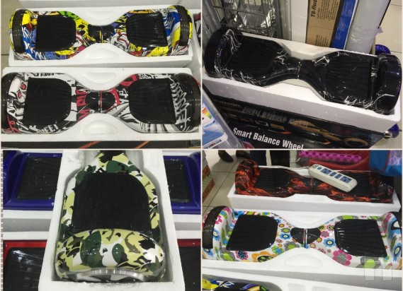 Skateboard Elettrico Overboard Smart Balance Monopattino Led Bluetooth Fantasia foto-5892