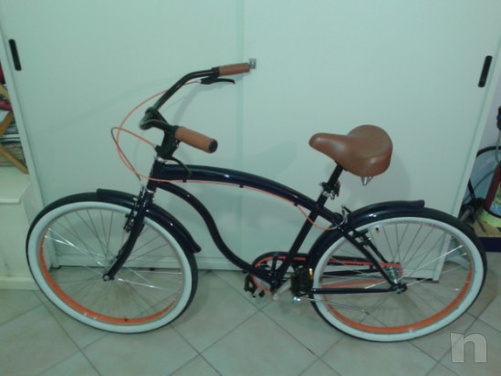 BECRUISER  unisex nuova mod. corto blu no cestino foto-10480