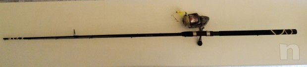 Canna da spinning, mulinello,artificiali e borsone foto-5916