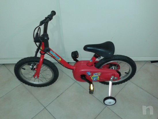 Bicicletta del 14 adatta a bimbi dai 2/3 anni in su' foto-10550