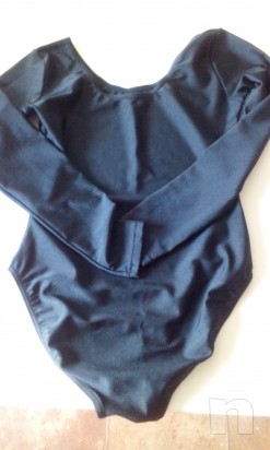 Body nero manica lunga _ per ragazza 5/7 anni foto-6032