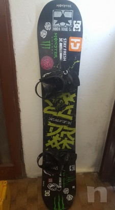 Kit Completo SNOWBOARD wide (Tavola,attacchi,scarponi,giacca) foto-10944