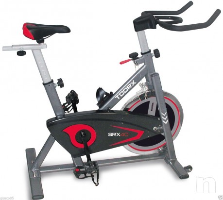 SRX-40 TOORX CYCLETTE, BIKE, PIGNONE FISSO, PROFESSIONALE, volano 18 kg foto-617