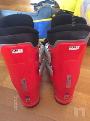 Scarponi sci bambino Salomon 4 ganci + porta scarponi   seminuovi foto-11001