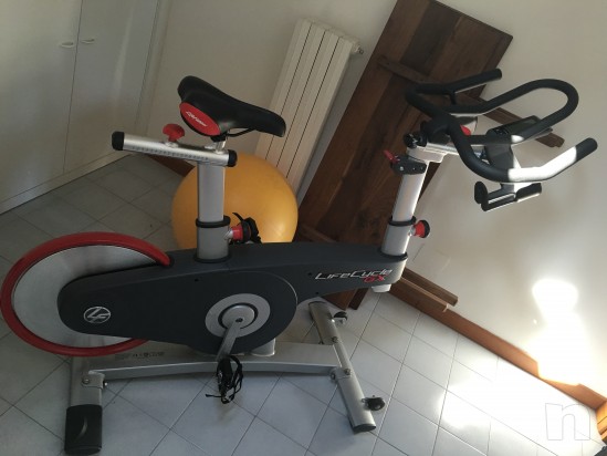 Bici spinning Lifecycle GX Life Fitness + console foto-6193