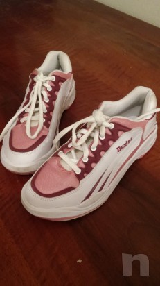 Bocce da bowling da 9,10,11 libbre e scarpe da bowling taglia 37,5 e 42,5 tutto  praticamente nuovo  foto-11059