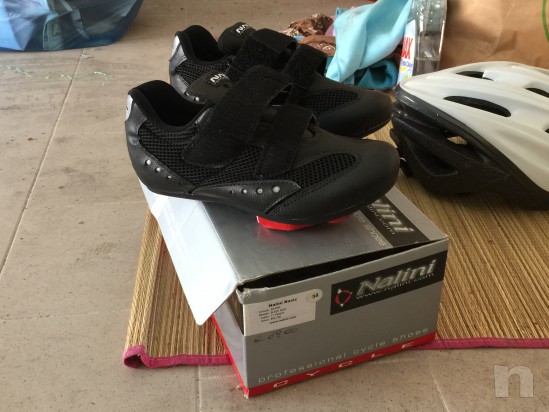 Scarpe donna bici corsa con attacchi rapidi  foto-6348