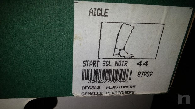 Stivali da equitazione AIGLE n. 44, come nuovi  foto-11352