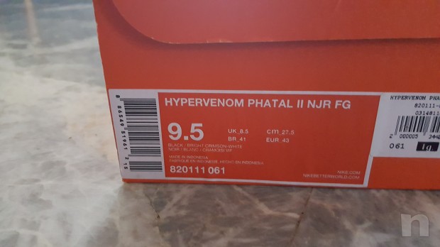 Scarpe da calcio nike hypervenom phatal ii njr fg  foto-12526