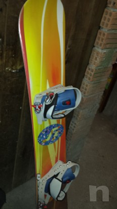 vendo colpleto tavola da snowboard + scarpone e custodie foto-12595