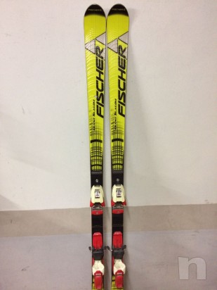 Sci Fischer RC4 WC GS 188 cm e attacchi foto-7107