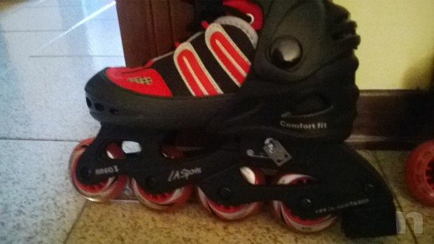 Pattini bambino/a L.A. Sports ABEC 5 – mis.29-32 e protezioni foto-12745