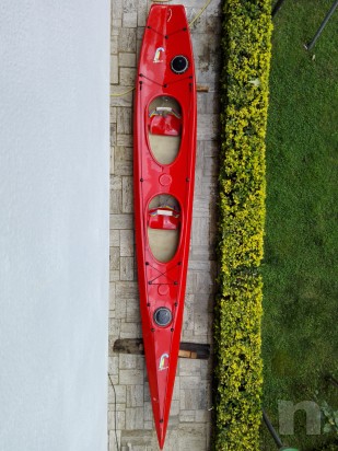 CANOA JANAUTICA BIPOSTO ROSSA  foto-12795