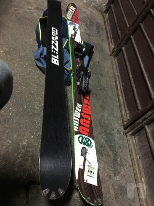 SCI DA FREERIDE BLIZARD ANSWER 191 CON ATTACCHI MARKER IQ MAX foto-7196