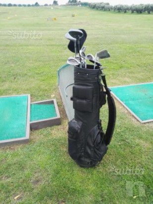 Set da golf ferri e legni, mazze da golf con sacca foto-13119