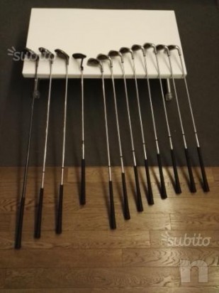 Set da golf ferri e legni, mazze da golf con sacca foto-13120