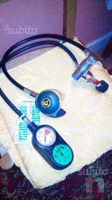 Vendesi mono bombola completa erogatore e manometri foto-13206