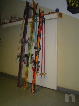 n 3 paia di sci con racchette foto-13266