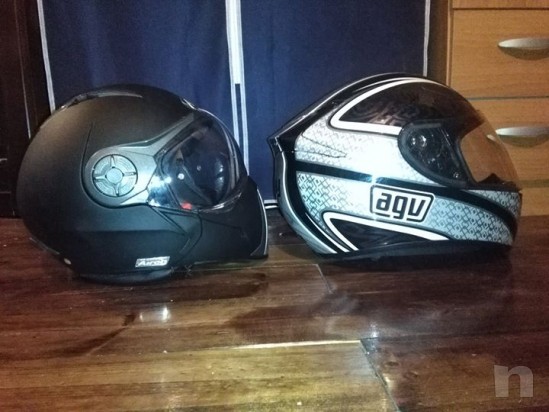 COPPIA CASCHI AIROH J-106 E AGV K-4 ENTRAMBI MISURA XS 53-54 CM foto-13353