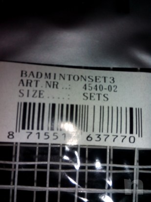 Kit 2 Racchette Badminton foto-13581