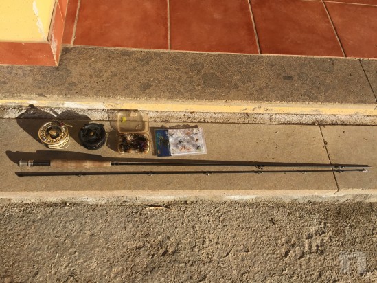 Set: canna, mulinello, pesca mosca  foto-7592