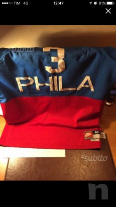 NBA -Canotta Iverson-Phila Tg. M+2 -USA- Originale foto-13948