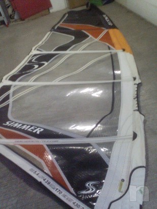 vela simmer blacktip 5.4, prolunga carbon 30cm, albero tecnolimits rdm 430 foto-8243