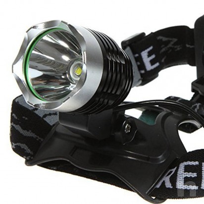 Lampada torcia da testa o bici impermeabile foto-8293