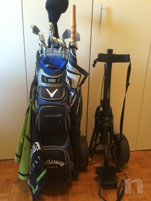 Set mazze da golf+ carrello foto-8371