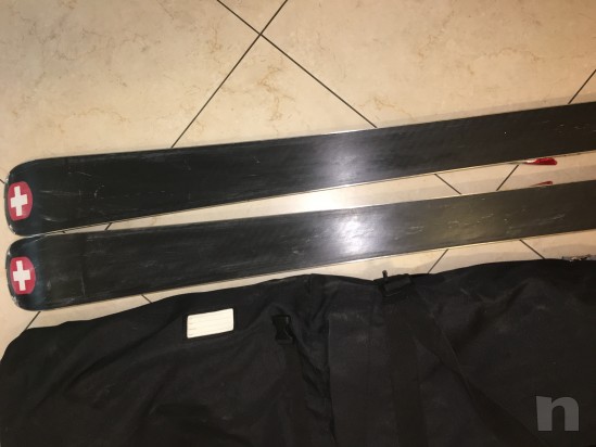 SCI STOCKLI  LASER GS CON PIASTRA PISTON E ATTACCHI  MARKER  175 CM. foto-15459