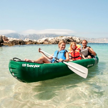 canoa gonfiabile SEVYLOR ADVENTURE seminuova foto-8531