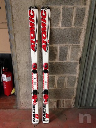 SCI ATOMIC RACE cm. 140 + BASTONCINI cm. 110 foto-8539