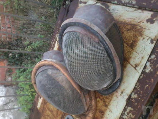 maschera antica da scherma foto-8596