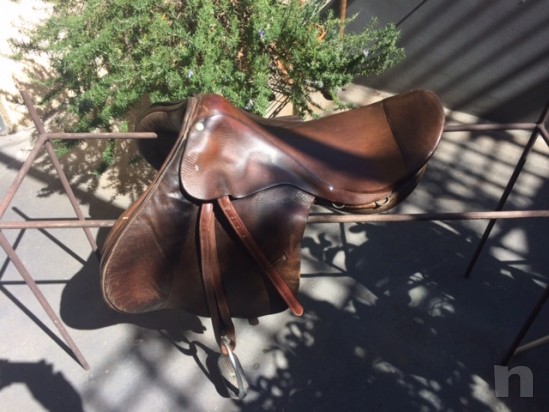 sella inglese completa di staffe e staffili foto-15684