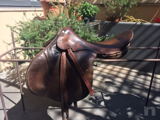 sella inglese completa di staffe e staffili foto-8633