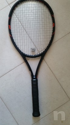 Racchetta tennis wilson burn fst 99 manico 2 foto-8718