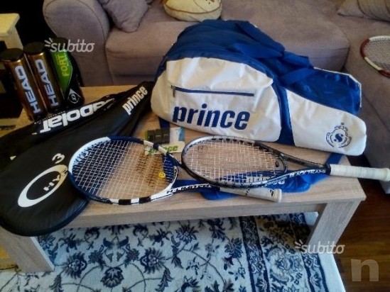 NUOVE racchette tennis BABOLAT PRINCE + borsone foto-8722