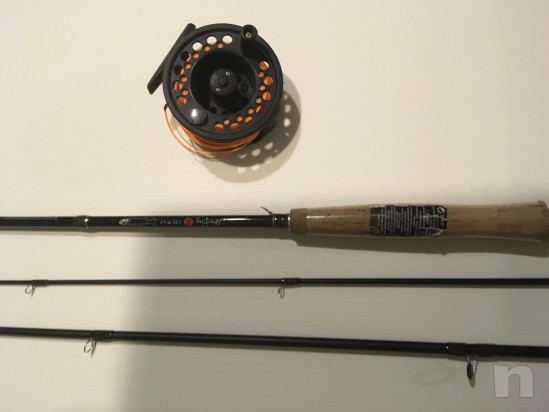 Canna pesca mosca lago  foto-16035