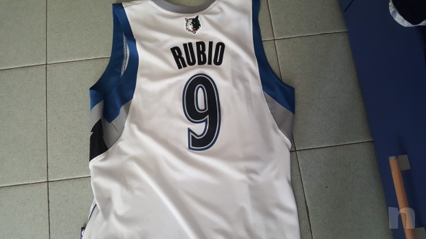  NBA Jersey - Ricky Rubio - swingman (taglia S) foto-9377