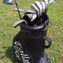 Golf set completo da Mancino, con sacca e trolley