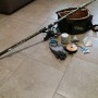 canna da pesca + accessori