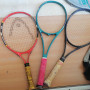 Borsone e racchette per tennis