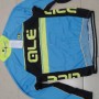 comlpeto ciclismo marca ale mezza stagione nero/giallofluo/celeste